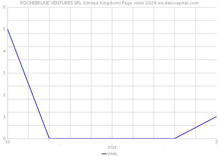 ROCHEBRUNE VENTURES SRL (United Kingdom) Page visits 2024 