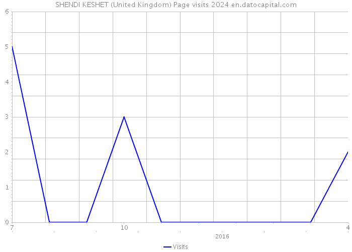SHENDI KESHET (United Kingdom) Page visits 2024 