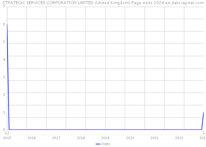 STRATEGIC SERVICES CORPORATION LIMITED (United Kingdom) Page visits 2024 