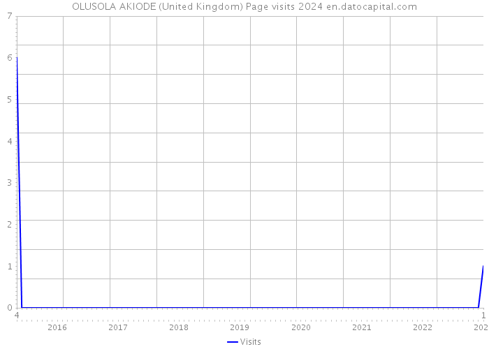 OLUSOLA AKIODE (United Kingdom) Page visits 2024 