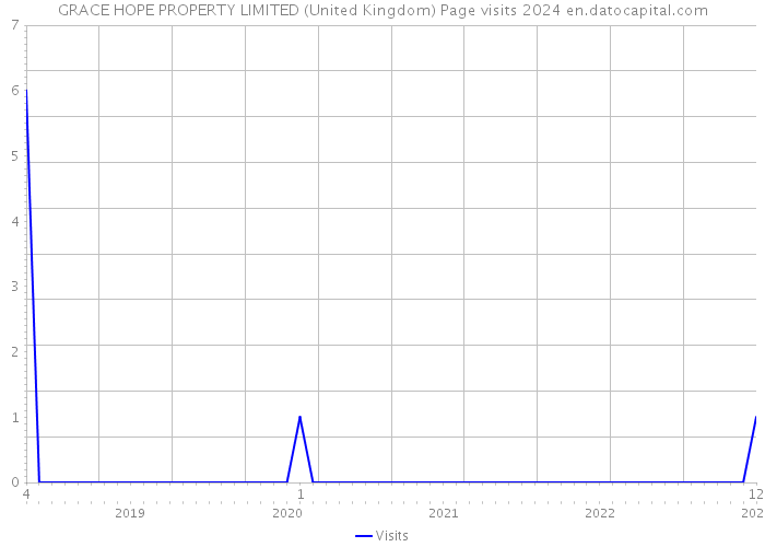 GRACE HOPE PROPERTY LIMITED (United Kingdom) Page visits 2024 