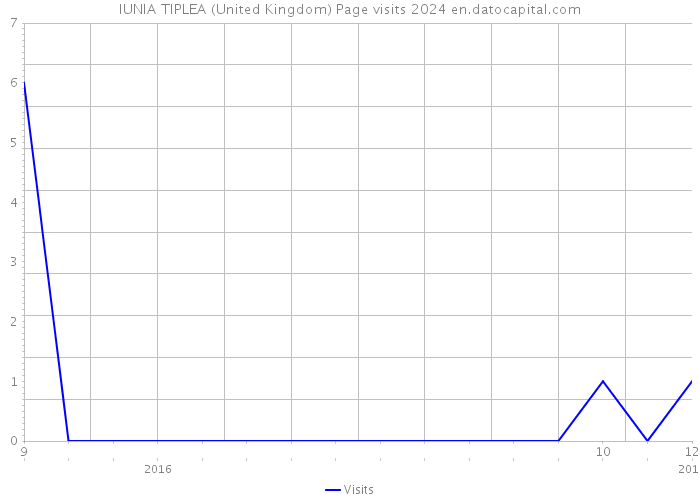 IUNIA TIPLEA (United Kingdom) Page visits 2024 