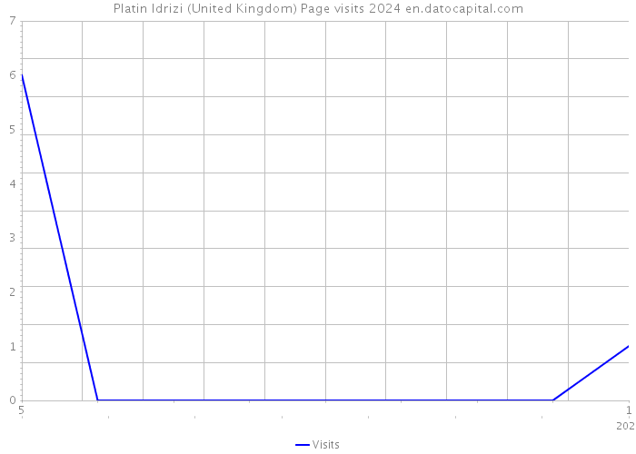 Platin Idrizi (United Kingdom) Page visits 2024 