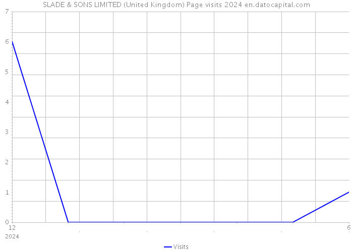 SLADE & SONS LIMITED (United Kingdom) Page visits 2024 