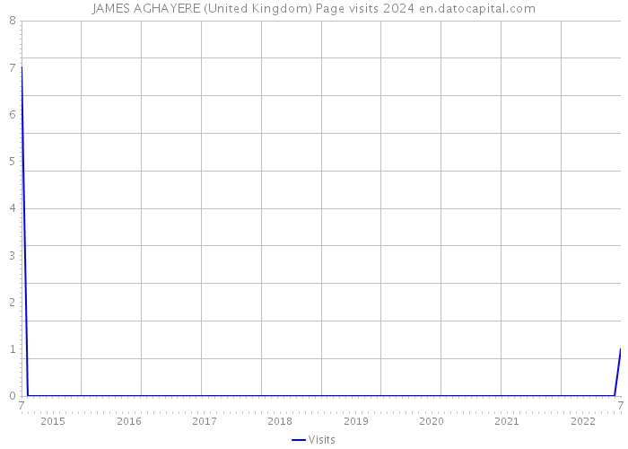 JAMES AGHAYERE (United Kingdom) Page visits 2024 