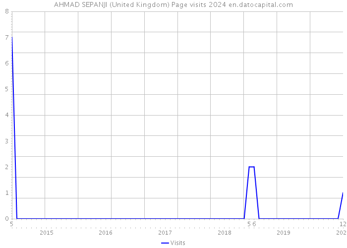 AHMAD SEPANJI (United Kingdom) Page visits 2024 