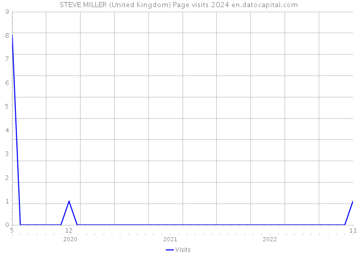 STEVE MILLER (United Kingdom) Page visits 2024 