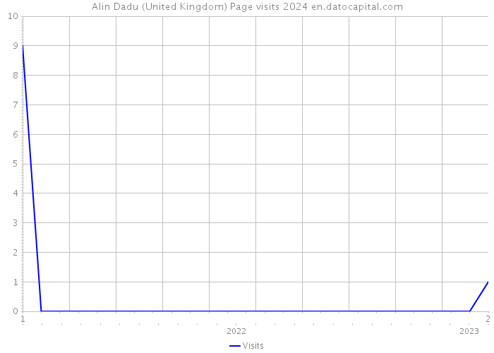 Alin Dadu (United Kingdom) Page visits 2024 