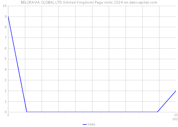 BELGRAVIA GLOBAL LTD (United Kingdom) Page visits 2024 